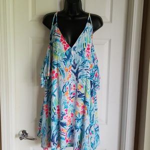 NWT Lillly Pulitzer Bellamy Cold Shoulder Dress